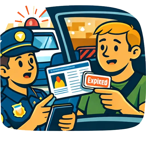 expired driving license