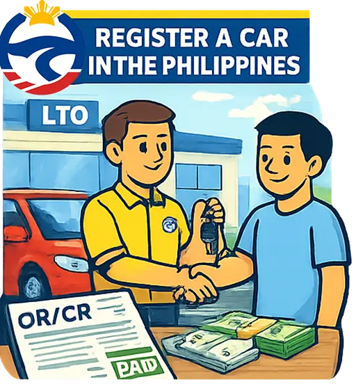 Car registration in the Philippines