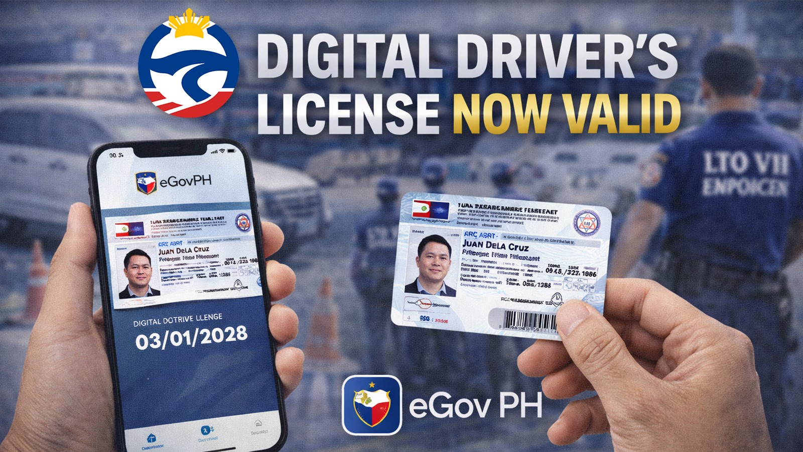 Digital Drivers License now on eGov valid