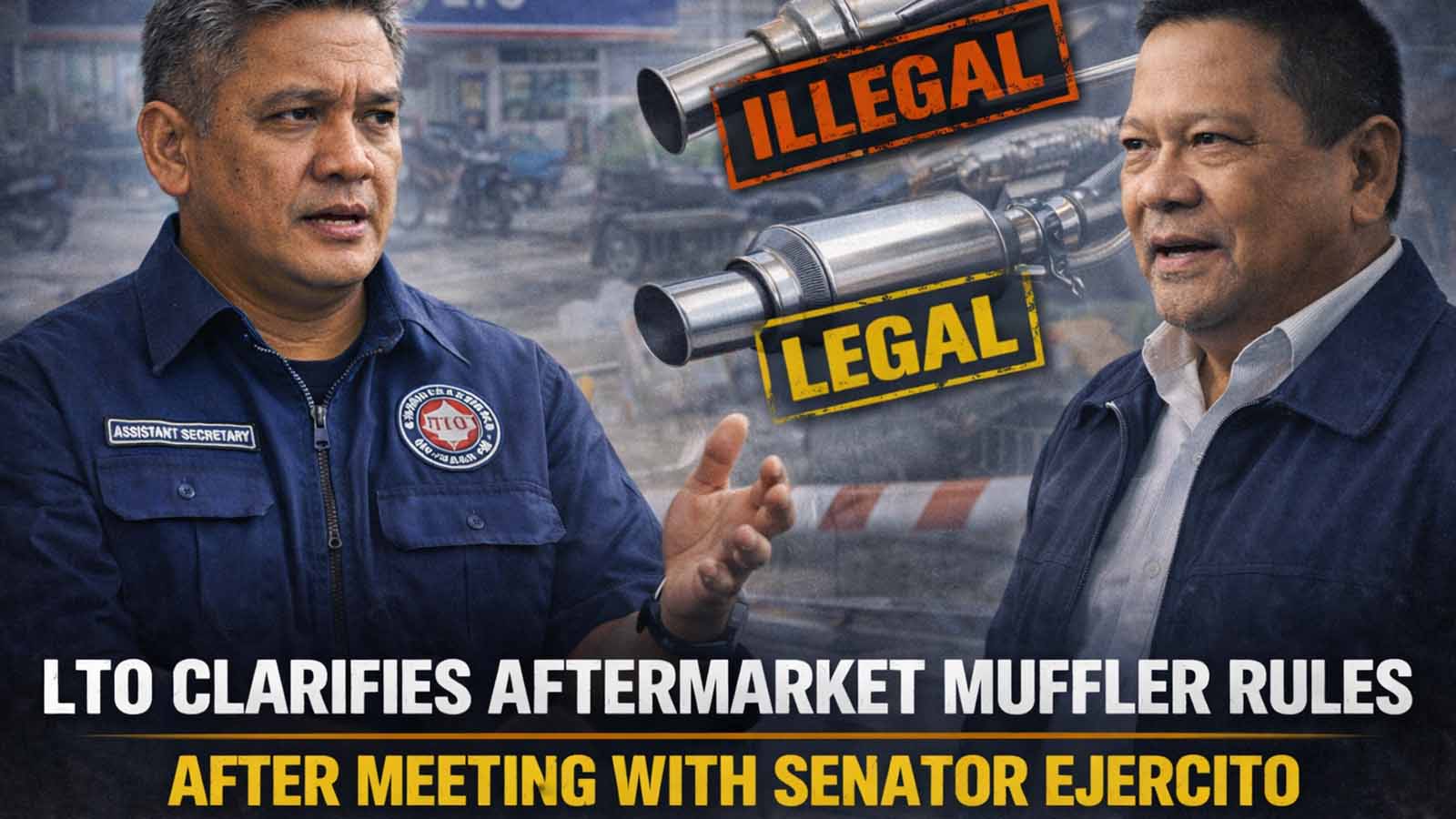 LTO Clarifies Rules on Aftermarket Mufflers