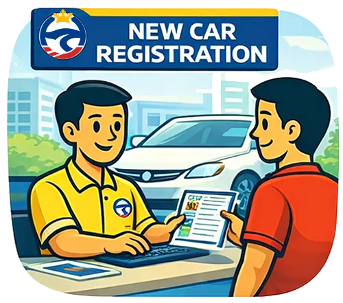 LTO new Car registration