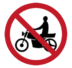 no motorbike