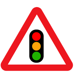 traffic signal ahead