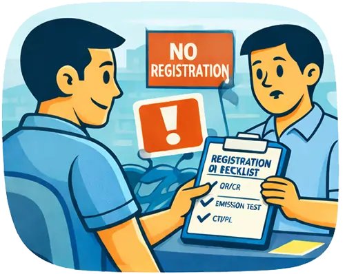 Motorcycle Registration Violation