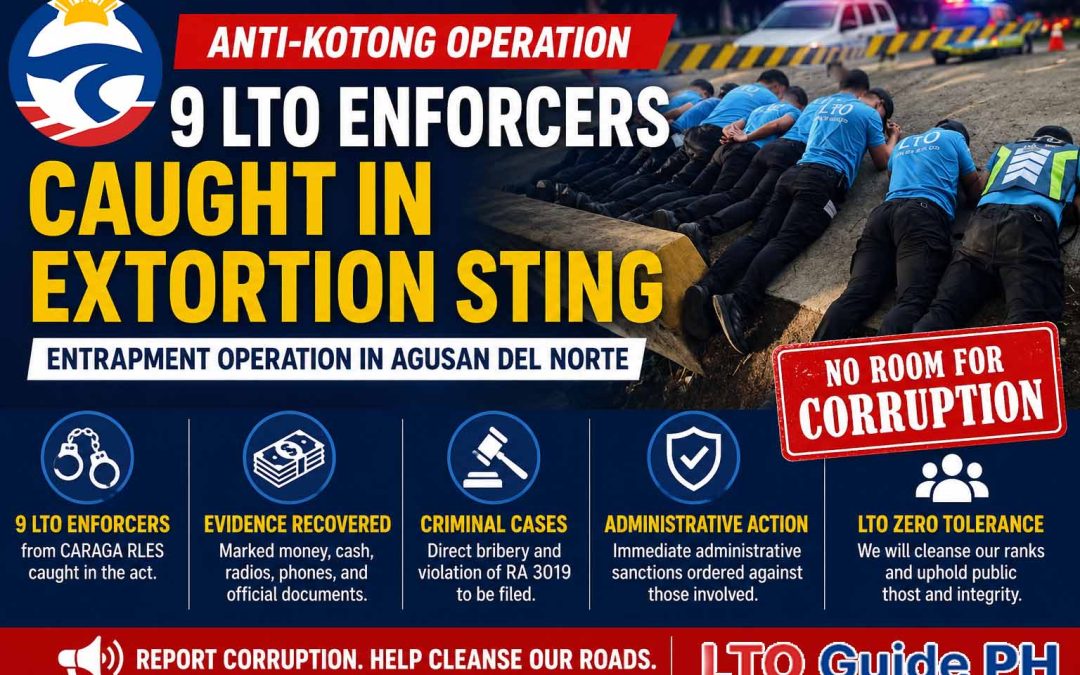 LTO CARAGA Extortion Case
