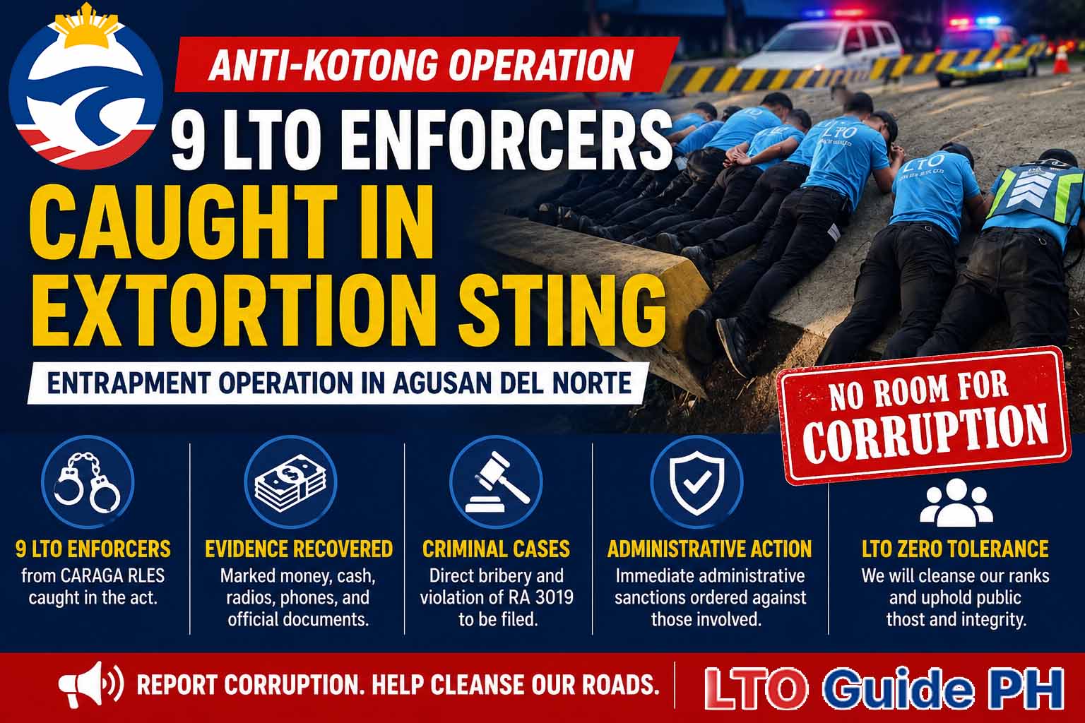 LTO CARAGA extortion case