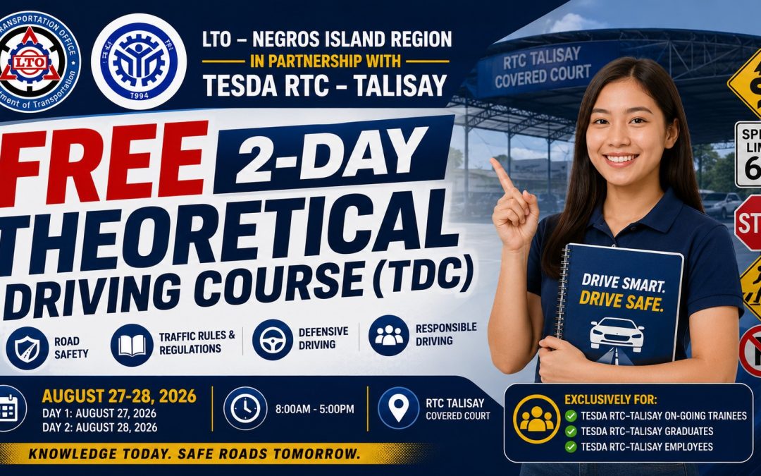 LTO-NIR & TESDA Talisay Offer Free 2-Day Theoretical Driving Course